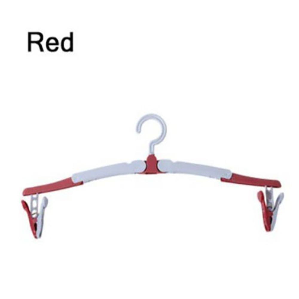 Practical Plastic Multifunction Travel Folding Hanger Antiskid Smooth Surface Portable Outdoor Clips Foldable Non-slip Hanger
