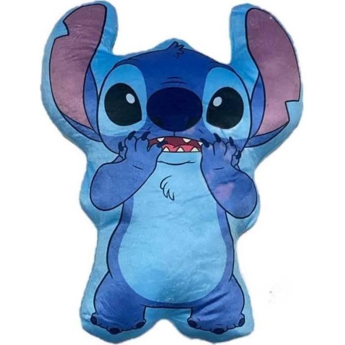 Destock Coussin - Disney - Stitch - 33x26 Cm - Polyester - Non Déhoussable