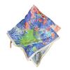 Double-sided Two-color Silk Wool Printed Silk Scarf Women's Tropical Jungle Silk Wool Scarf Light Luxury High-end Versatile Shawl