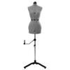 Adjustable Dress Form for Women Gray S Velvet