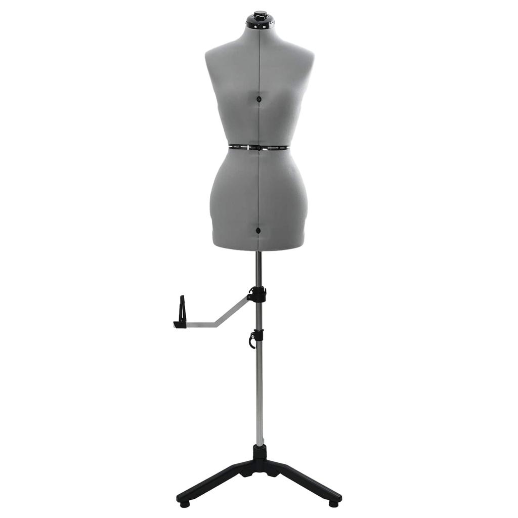 Adjustable Dress Form for Women Gray S Velvet