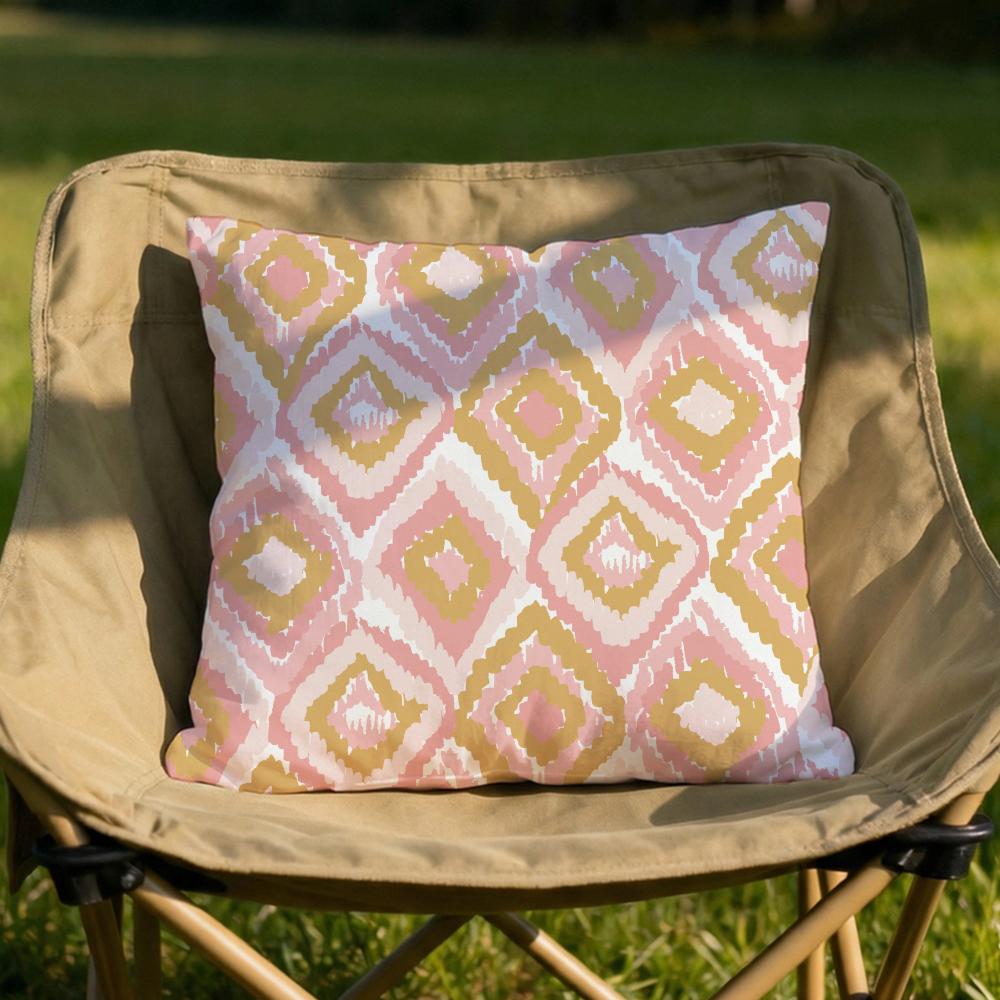 Bohemian Pattern Cushion Cover Soft Reversible  Durable Pillow Cover  MultiScene Use for Home  Car Daily Comfort