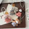 Bear Pendant Cute Chef Korean Bib Doll Bag Pendant Doll Keychain Pendant