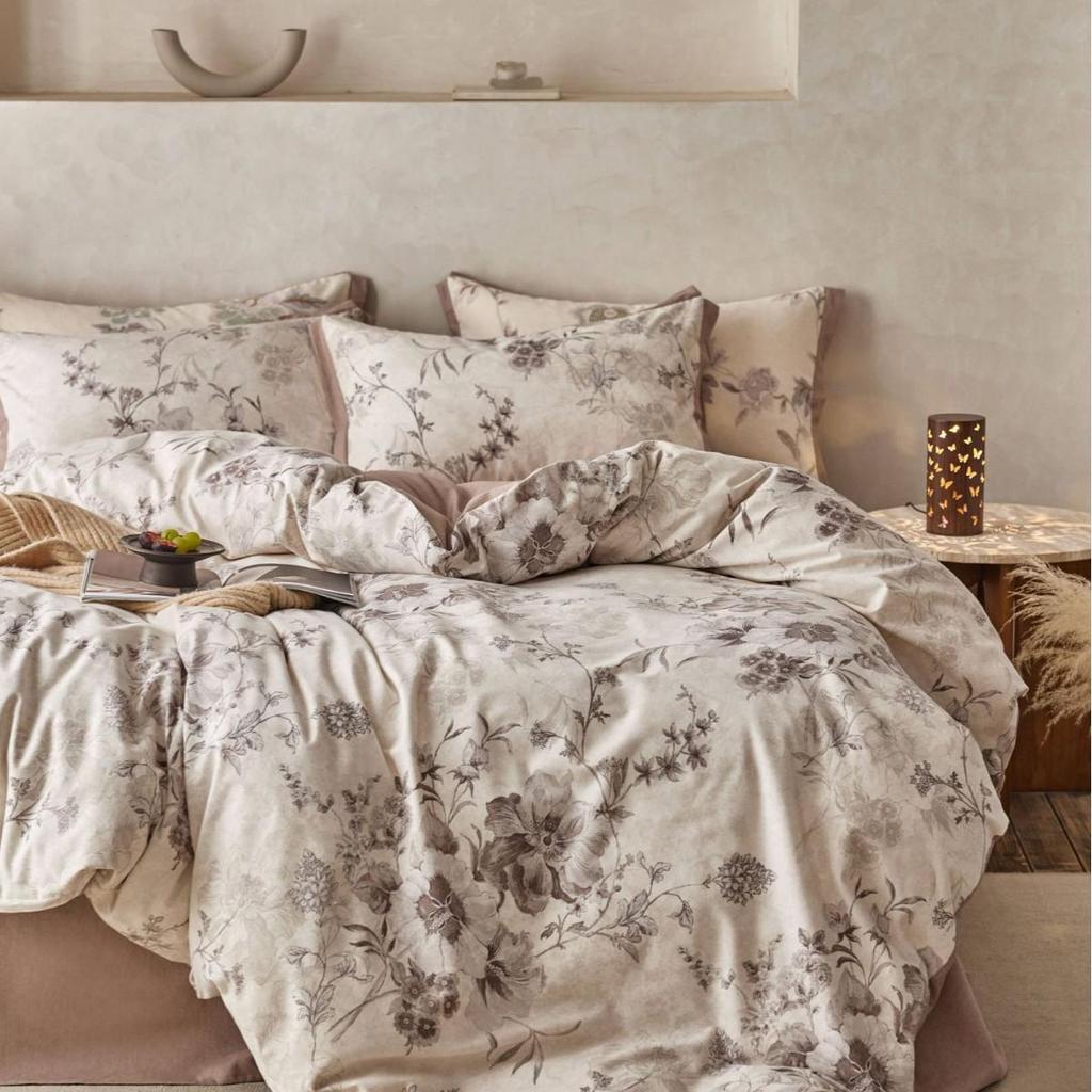 Premium 60s Brushed Cotton 4-Piece Sheet Set: Thickened, Warm, Autumn/Winter American Style