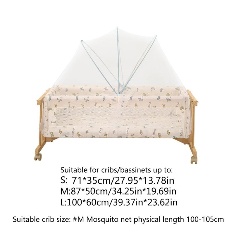 Net Insect Protections Net Baby Bed Netting Universal Bed Tent Canopy for Crib Bassinet Insect Screen