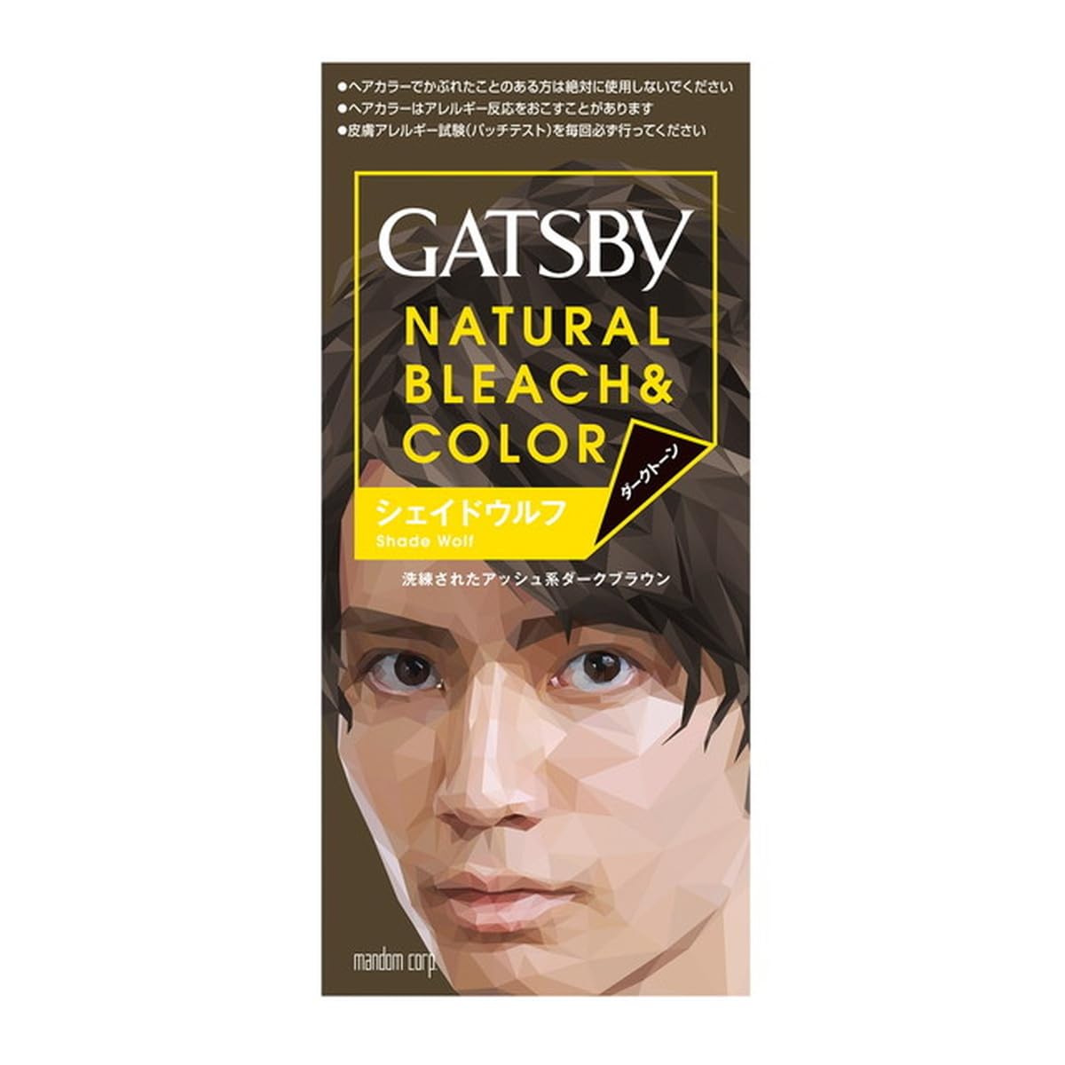 

GATSBY Natural Bleach Color Shade Wolf 1 agent 35g 2 agents 70mL x 8 pieces [Bulk purchase] (quasi-drug)