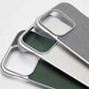 Ultra Thin Light Frameless Cloth Texture Slim Case For iPhone 17 Air 16 Pro Max 15 14 For Magsafe Magnetic Wireless charge Cover