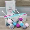 4-Pack Silicone Kegel Balls for Women - Vaginal Tightening, Pelvic Floor Exercise, Body-Safe Weighted Vaginal Weights, Kegel Trainer Sex Toy