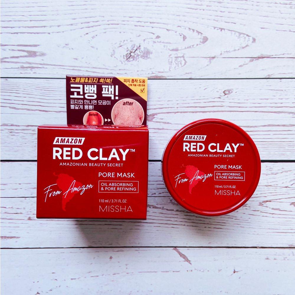 

MISSHA Amazon Red Clay Pore Mask 110 мл.