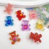Cartoon Bear Resin Accessories: Handmade DIY Hair Pieces, Shoe Buckles, Hats, Keychains, Phone Cases, Ornaments
