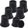 Mini Round Furniture Riser Pad - Rubber Bottom with Spike Top for Washing Machine, Bed Leg and Furniture Height Increase