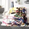 1Pc Space Duel Cosmic Clash Blanket For Couch Bed Plush Cozy Fuzzy Blanket Super Soft Warm Blankets For Fall And Winter 091818