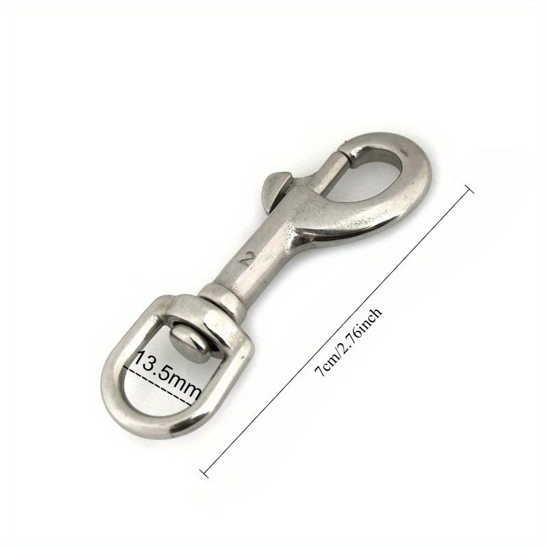1pc Snap Hook Stainless Steel Trigger Swivel Eye Bolt for Webbing Leather Craft Bag Strap Belt Clasp Pet Dog Leash Clip Quality