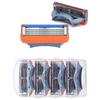 Razor Blades Shaving 5 Face Shaver Case for Men Replacemet Razor Heads Set Shave Blades for Men Best Gifts