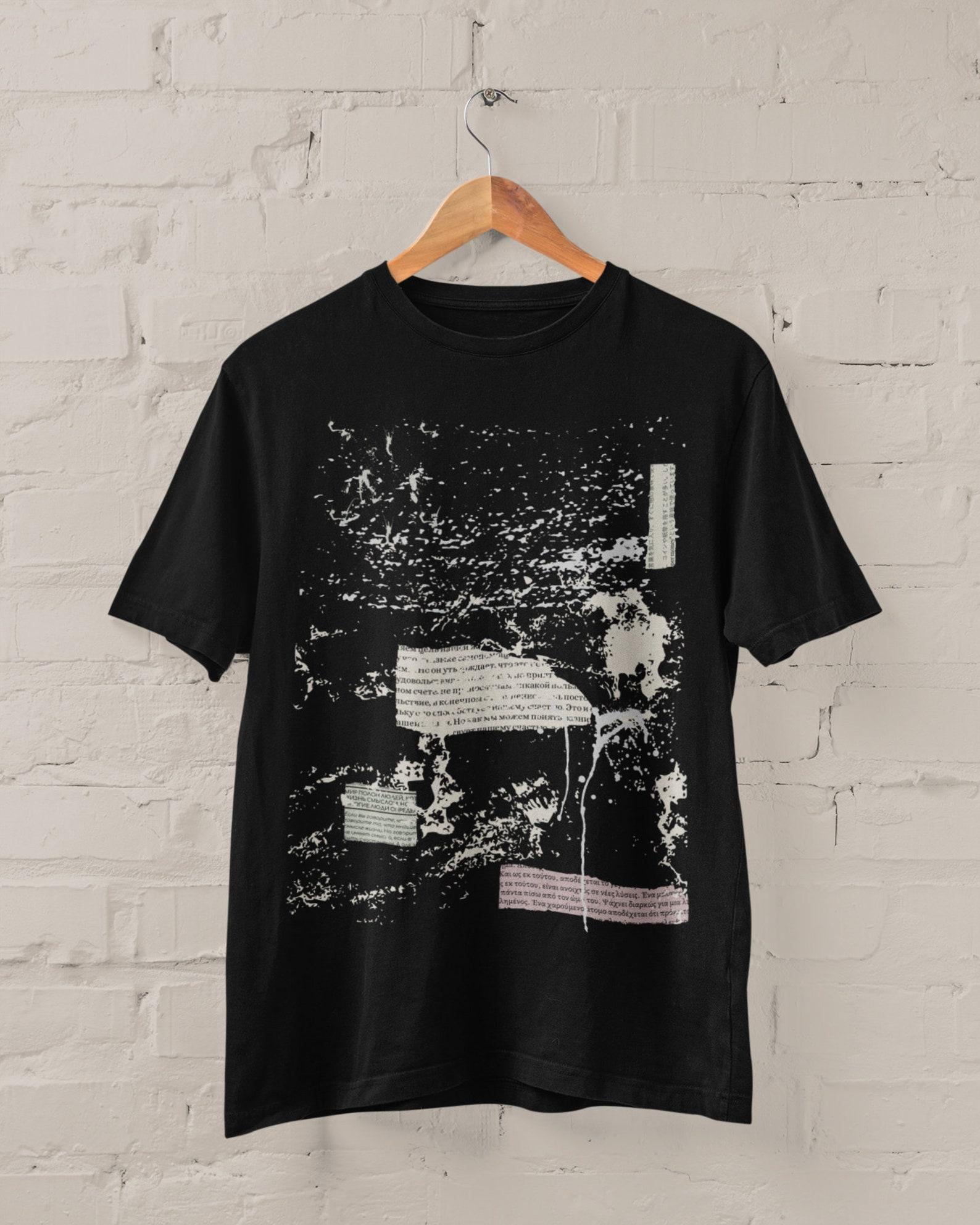 Grunge Paint Splatter Shirt,Alt Clothing,Alternative Clothing,Pastel Goth Clothing,Y2k Grunge Fairycore,Whimsigoth,Punk Shirt,Gothic Shirt M