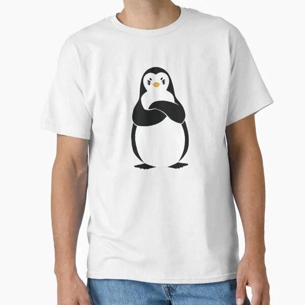 Angry Penguin Classic Tshirt Tshirt Made In Usaus Size S2xl