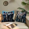 Kpop Style T-Tomorrow X T-Together Txt Office Cushion Pillowcase Car Cushion Cover45X45Cm Lumbar Pillowcase Sofa Pillowcover