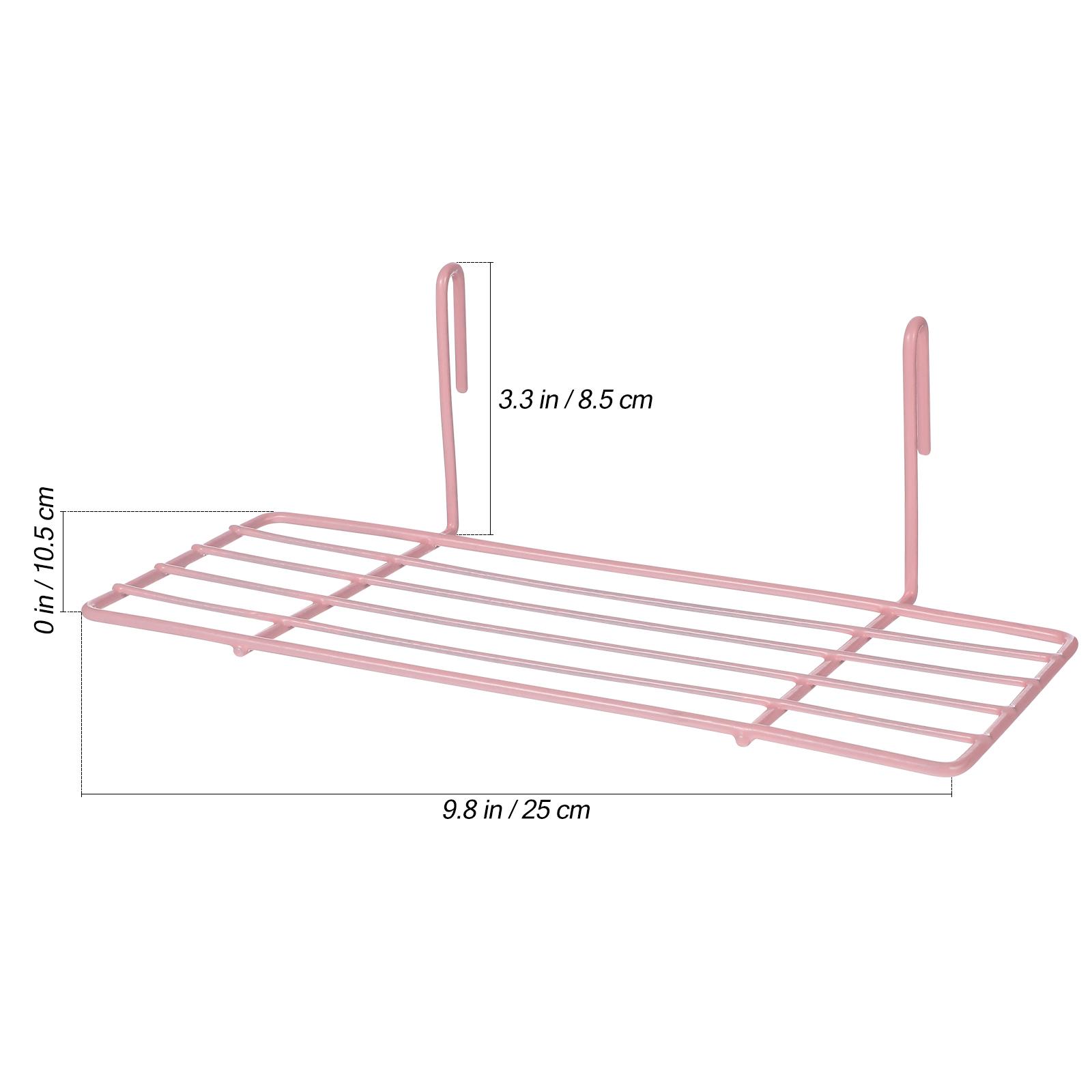 

1Pcs Parrot Cage Shelf Grid Iron Frame Wall Decoration for Pet Bird Perching Display Storage Small Plants Photos Pink рожевий