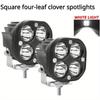 Motorcycle Universal LED Headlight Waterproof Super Bright Spotlight Lamp 12-30V