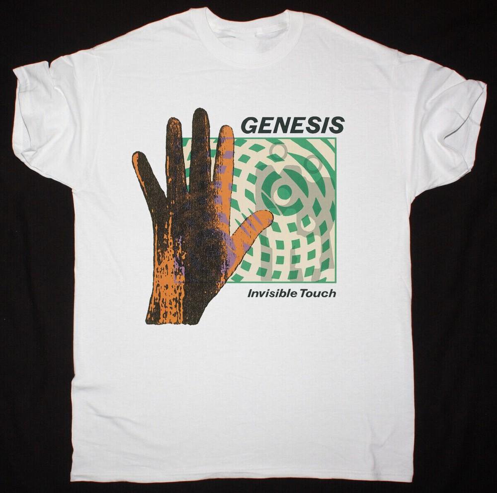 GENESIS INVISIBLE TOUCH Хлопковая футболка с коротким рукавом Белая Все размеры QQ1228 Унисекс M