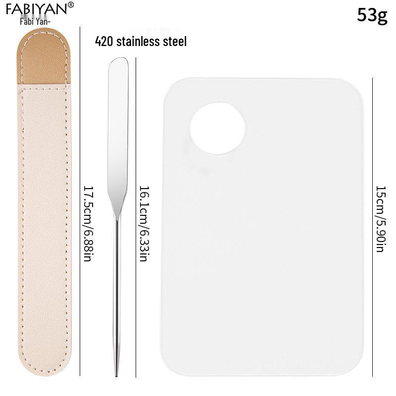 Double-Ended Stainless Steel Foundation Mixing & Scraper Tool