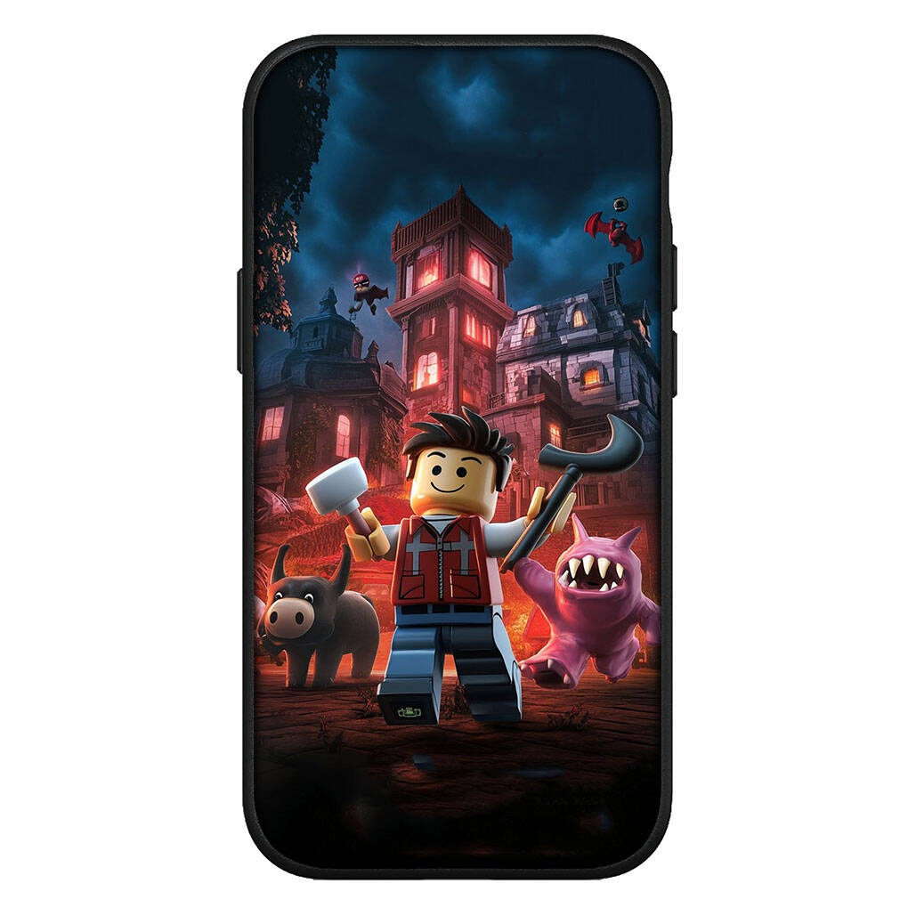 For Motorola Moto Edge 70 60 50 G54 G24 G15 G86 Samsung Galaxy S25 iPhone 17 16 15 Xiaomi Redmi Note 14 13 Pro Max Phone Case Cartoon R-Robloxs Cover