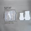 Sturdy Reusable Silicone Craft Mould Christmas Nutcrackers Shape for Candle Making and Art Projects