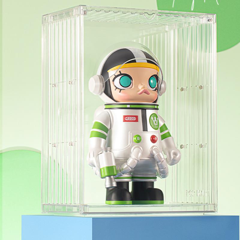 New POP MART Container Doll Figure Transparent Display Case Model Accessories 220500136-1