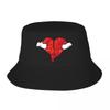 New Custom Kanye West Heart Break Bucket Hat Women Unisex Beach Sun Summer Camping Cap