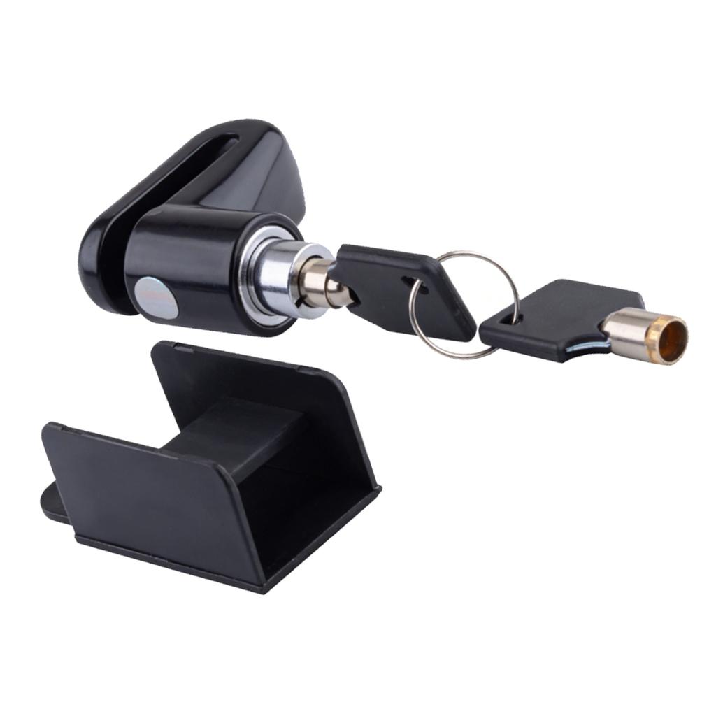Bike Disc Brake Lock with Key Portable Anti Pry Anti Theft Wheel Disc Brake Lock for Mountain Bike Black Disc Brake Lock