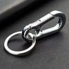 Men Stainless Steel Horseshoe Buckle Climbing Keychain Anti-Lost Buckle Hanging  Key Ring Car Decoration Gift