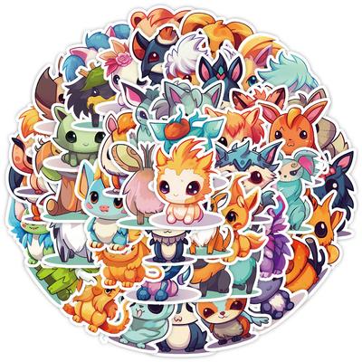 50 Fantasy Biology Series Graffiti Stickers DIY Stationery Stickers Water Cup Computer Waterproof Decorative Stickers