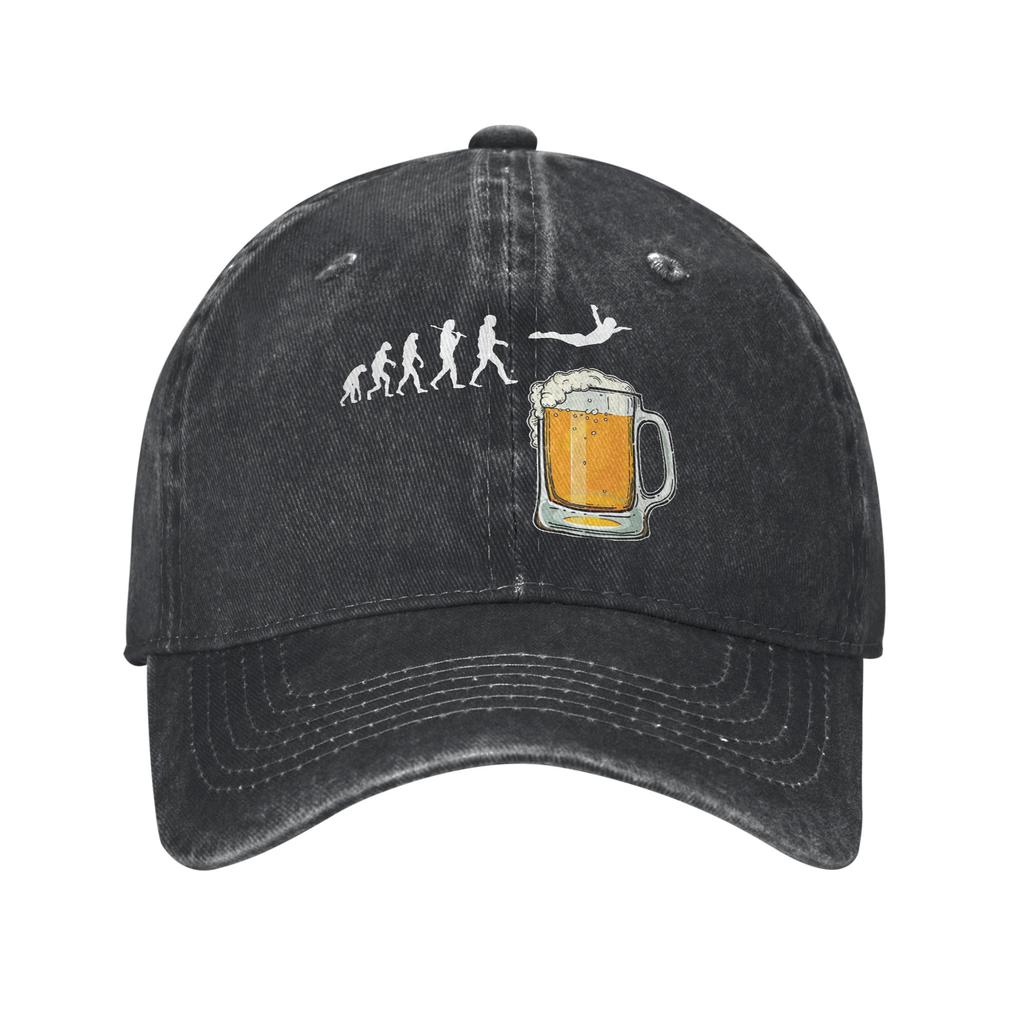 Vintage USA Flag Beer Baseball Cap Unisex Women Distressed Denim Washed Snapback Hat Outdoor Workouts Adjustable Hats Cap