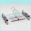 Standard Wardrobe Pants Hanger With Non Slip Stainless Steel Clips For Home Storage And Organization