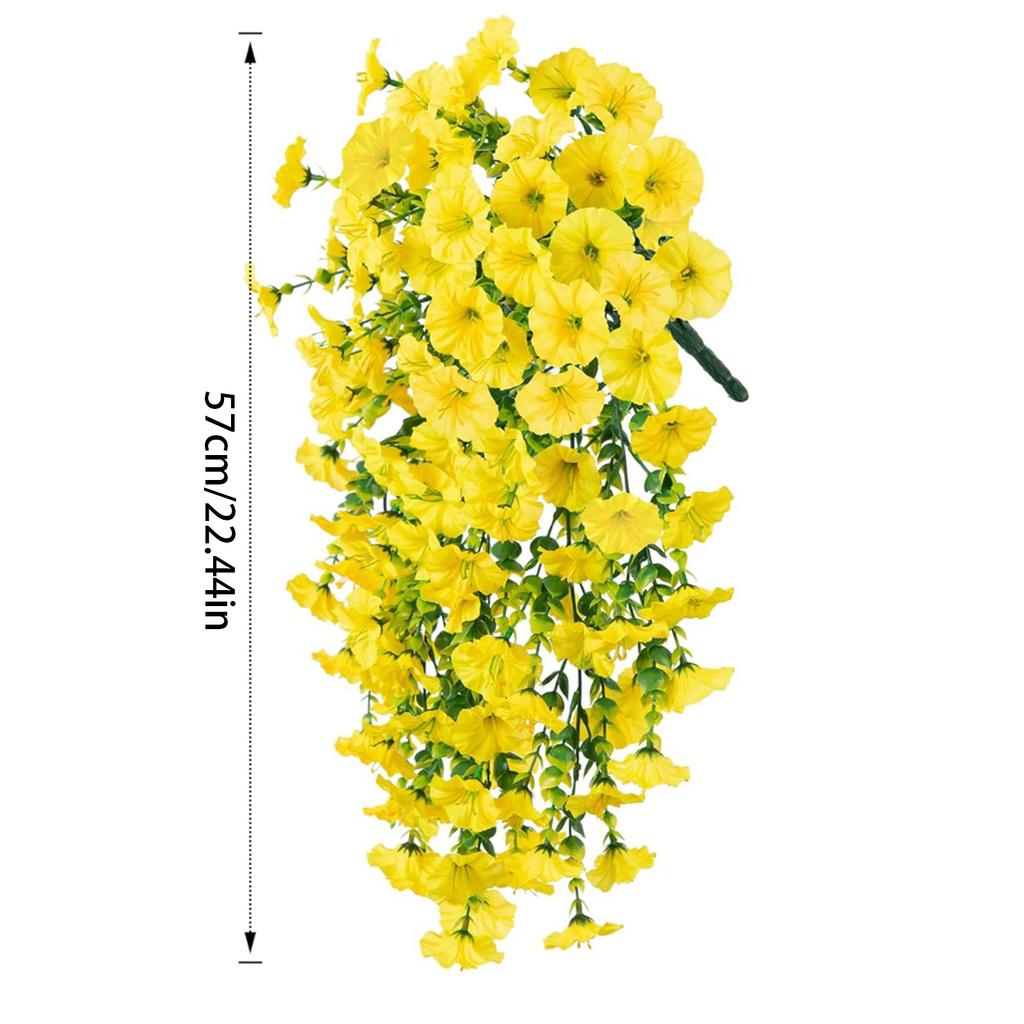 2 st Konstgjord Morgonvinda och Eukalyptus Hängande Dekoration UV-beständig Perfekt för Hemträdgård Bröllop