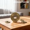 100 Peças Moedas Feng Shui Moedas Antigas Chinesas I Ching Para Saúde Riqueza Amuleto