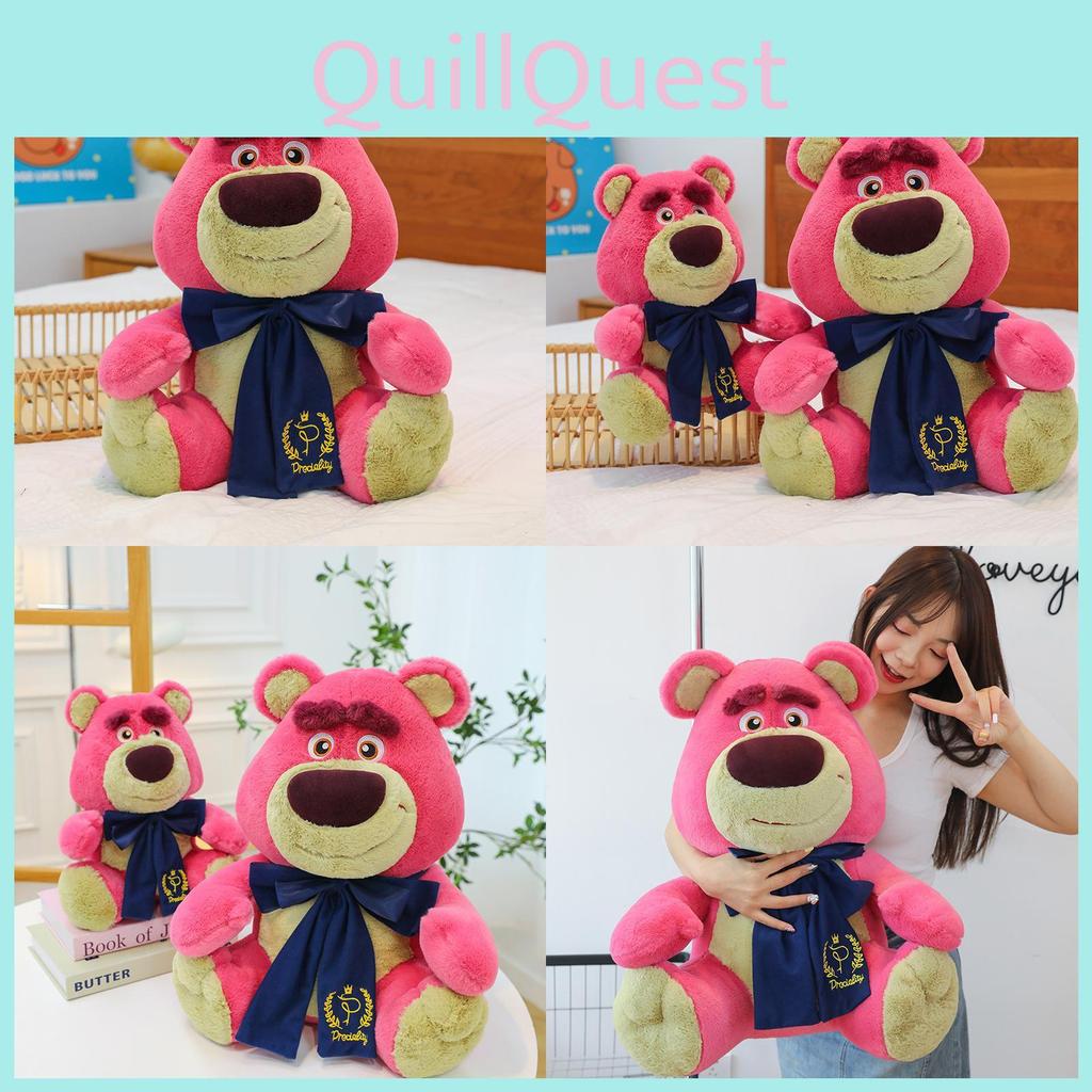 Bear Bow Lots Plush Toy Cute Cartoon Girl Children Birthday Holiday Doll Gift