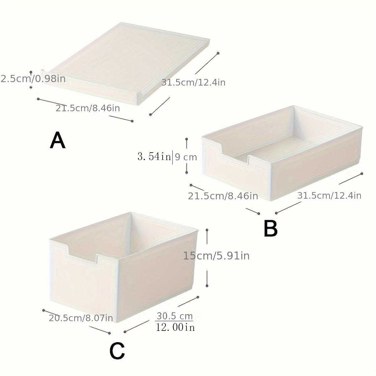 

1 шт. Разделитель для кухонных ящиков, стеллаж для хранения в виде ящика, выдвижной ящик для хранения нижнего белья, органайзер, для ванной комнаты, спальни C