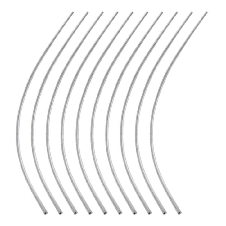 

Abrasion Resistant Steel Wire Trimmer String Pack of 10 3.0mm Thick Professional Grades Lawn Care Cutting Line 1