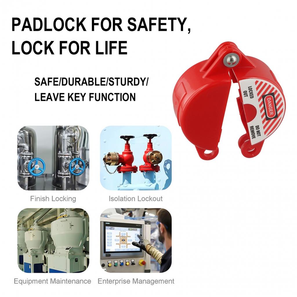 Round Tank Gas Bottle Valve Lockout Ensuring Safety In Industrial Settings