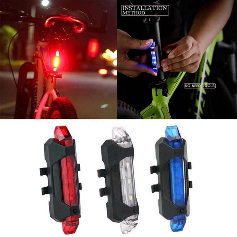 Kaufe LED Fahrrad Licht Wasserdicht Radfahren Sicherheit Warnung Rcklicht  USB Aufladbare Strobe Fahrrad Licht Mountainbike Rennrad Lampe zum Preis ab  2.26 | Joom