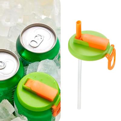 1/2/4Pcs Soda Can Lid Cup Lid for Beverage BPA-Free Reusable Can Cover for Picnic Camping Beach Beer Juice Seltzer