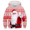 New Kid Hoodies Sweatshirt Boys Girls Christmas Printing Costume Children Clothing Family Party Santa Claus Kids Pullover Coats