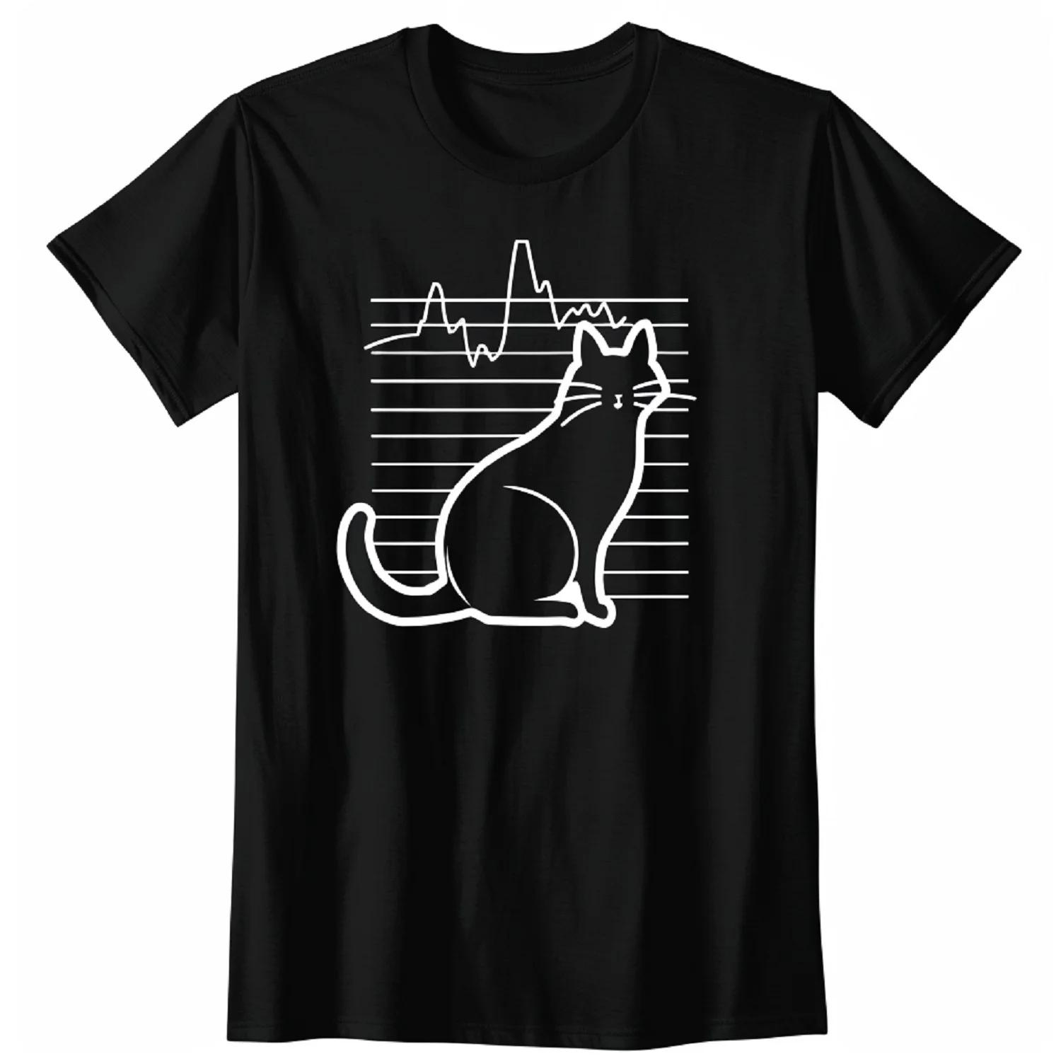 

Funny White Cat Insight Tee Tyle with A Twist Graphic Personalized Custom Printed Women Men Summer TShirts Anime Clothes L