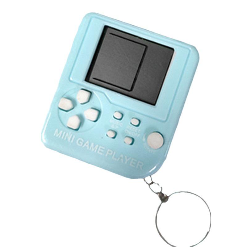 Mini Classic Tetris Game Console Keychain Toy Gift