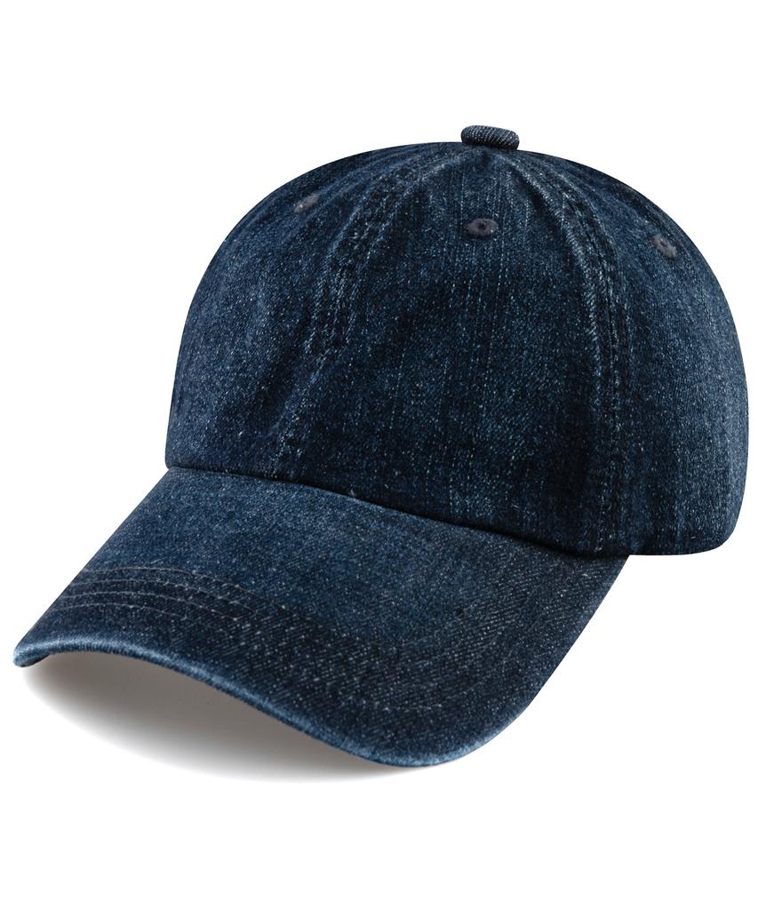 Chaebteo Signature Denim Ball Cap - Indigo Blue