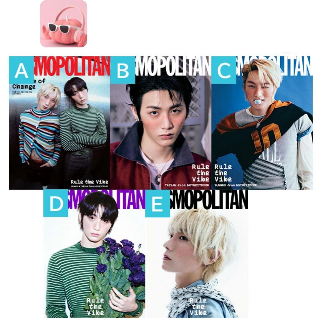 ПРЕДЗАКАЗ Cosmopolitan Корея Январь 2026 BOYNEXTDOOR SUNGHO RIWOO JAEHYUN TAESAN LEEHAN WOONHAK A