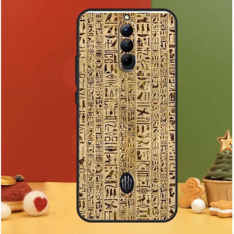 Egypt Pharaoh Mural Case For ZTE Nubia Red Magic 10 Air 5G 5S 6R 6 7 6S 7S Pro 8 8S 9 9S 10S 11 Pro Plus Cover