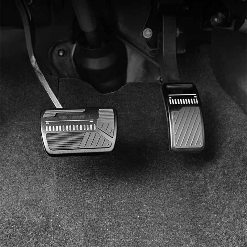 For BYD Song Pro  2024 Anti slip stickers for accelerator and brake pedals Aluminum alloy electric switch brake