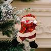 20PCS Christmas Ornaments Home Furnishing Decoration Tree Ornament Holiday Gifts Santa Claus Elk Snowman Bear Bag Hanging Decora